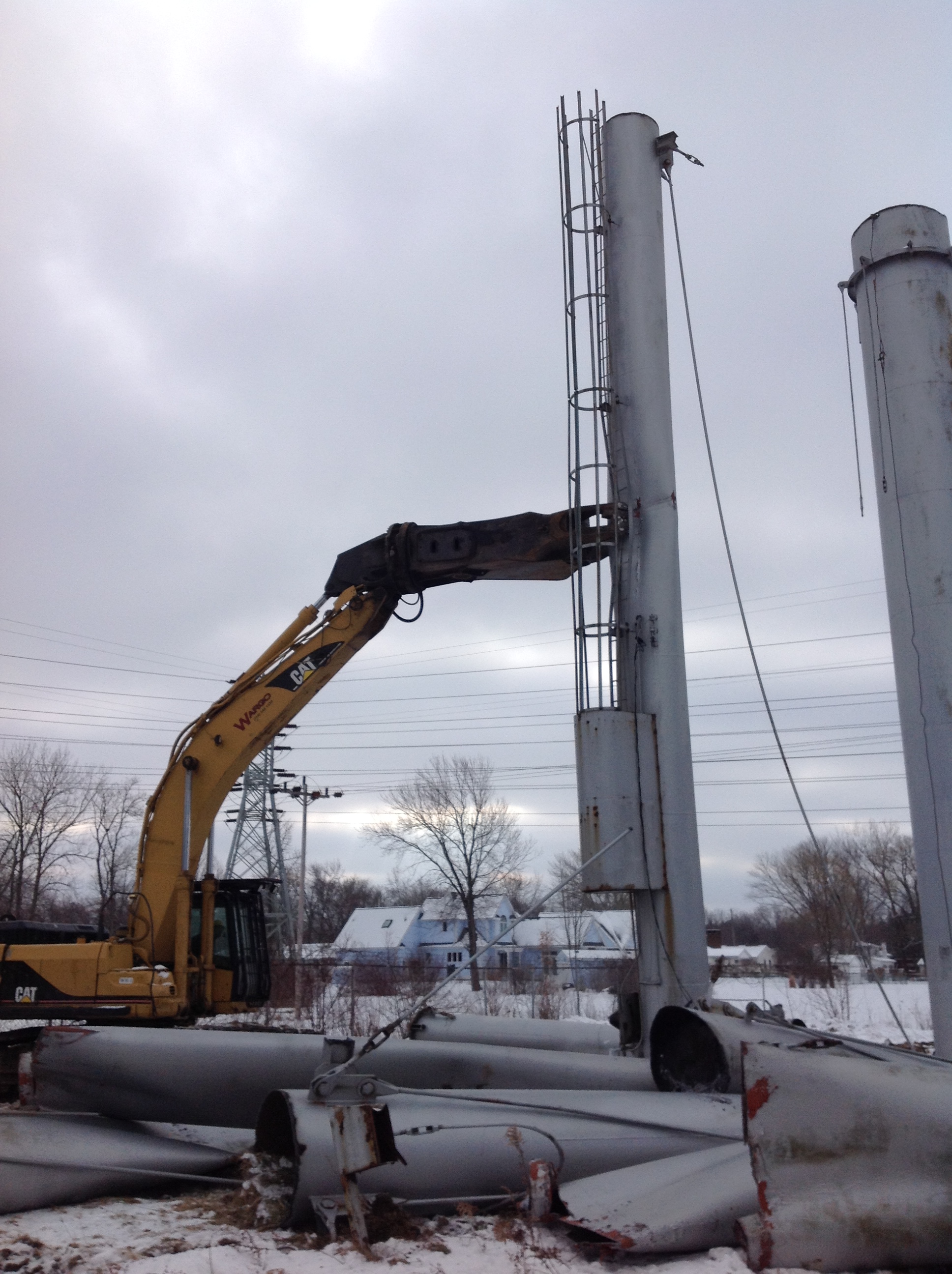 Dunkirk Water Storage Tank Demolition Wargo Enterprises